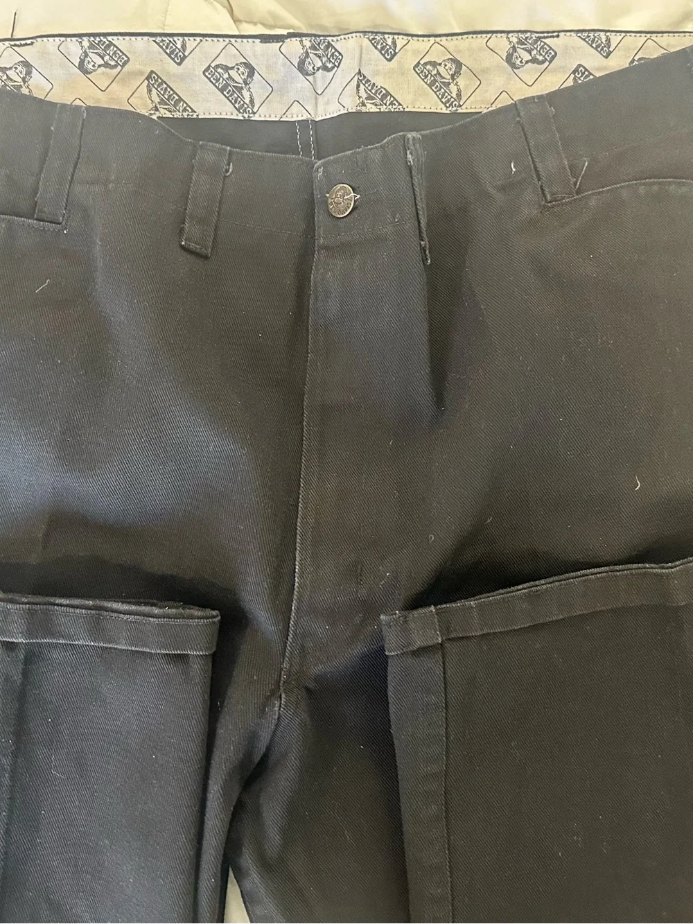 Ben Davis Black Straight-Leg Chinos